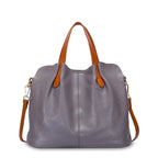 Genuine Leather Women's Shoulder Crossbody Tote Bag tioandtiashop