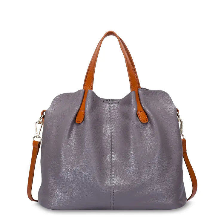 👜 Genuine Leather Women's Shoulder Crossbody Tote Bag