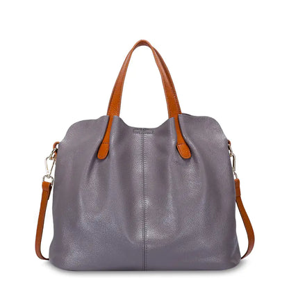 👜 Genuine Leather Women's Shoulder Crossbody Tote Bag