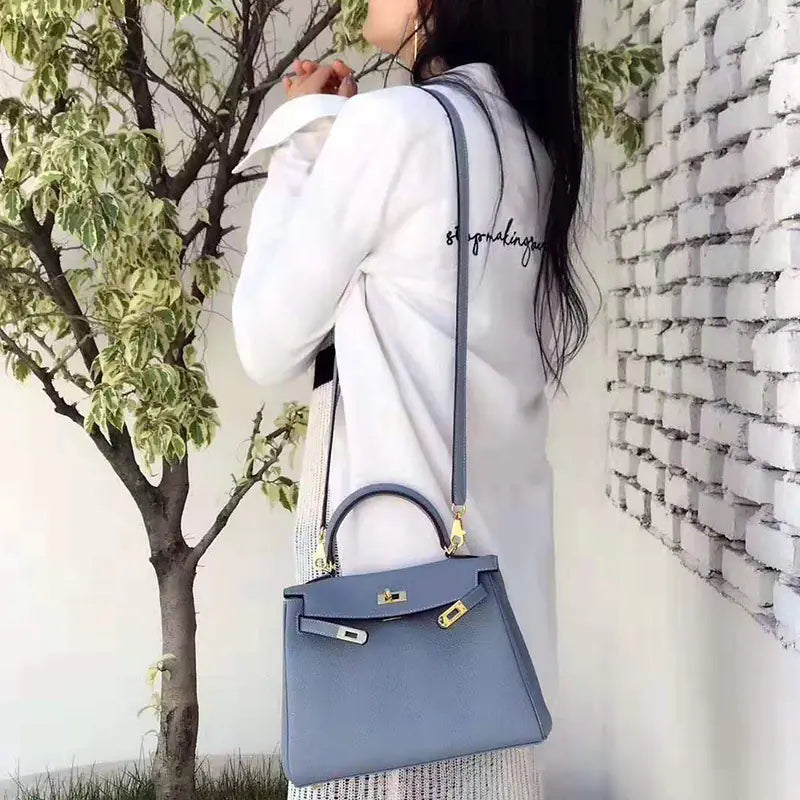 🔥 2026 New Kelly Tote Bag in Togo Leather for Women