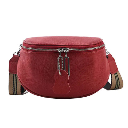 New released Women’s Genuine Leather Crossbody Messenger Tote Bag