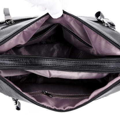 🔥 New launched Fashionable Women's Soft Leather Shoulder Bag for Moms and girls