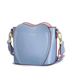 New Fashionable Women's Heart Shaped Shoulder Bucket Bag tioandtiashop