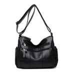New launched Fashionable Women's Soft Leather Shoulder Bag for Moms and girls tioandtiashop