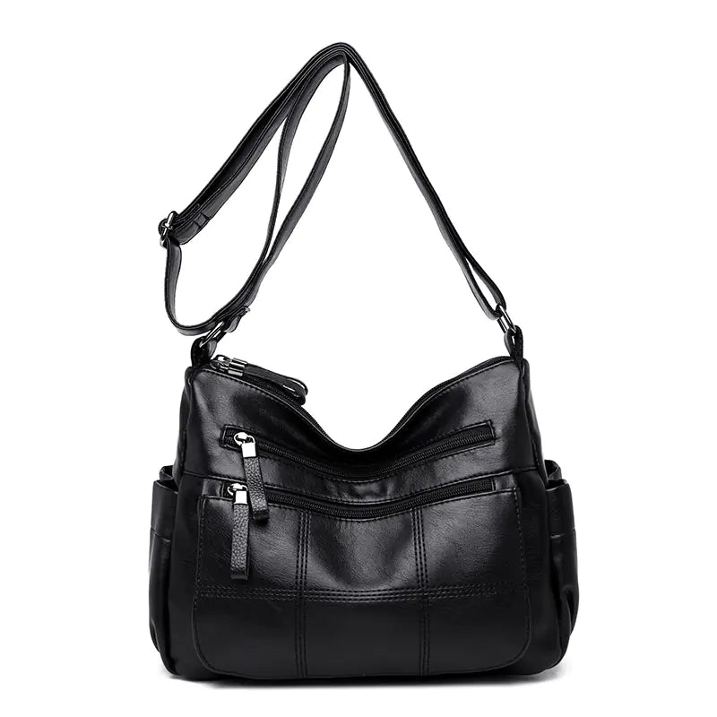 🔥 New launched Fashionable Women's Soft Leather Shoulder Bag for Moms and girls