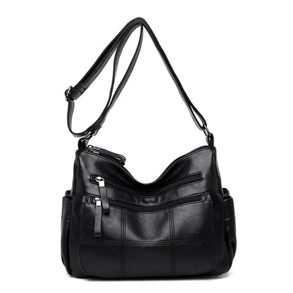 🔥 New launched Fashionable Women's Soft Leather Shoulder Bag for Moms and girls