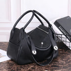 New released Large Capacity Genuine Leather Women's Tote Bag tioandtiashop