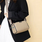 New Released Fashionable Large Capacity Leather Shoulder Bag tioandtiashop