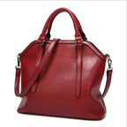 Glossy Leather Tote Bag, Shoulder Bag for Women tioandtiashop