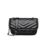 New Fashionable Women's Leather Shoulder Bag with Chain tioandtiashop